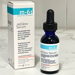 M-61 JetGlow Jet Glow Neuropeptide Anti-wrinkle Retexturizing Glow serum